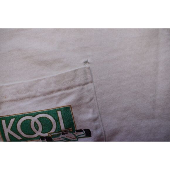 Vintage Kool Racing Short Sleeve Crewneck Pocket Tee White Unisex XL - Picture 5 of 8